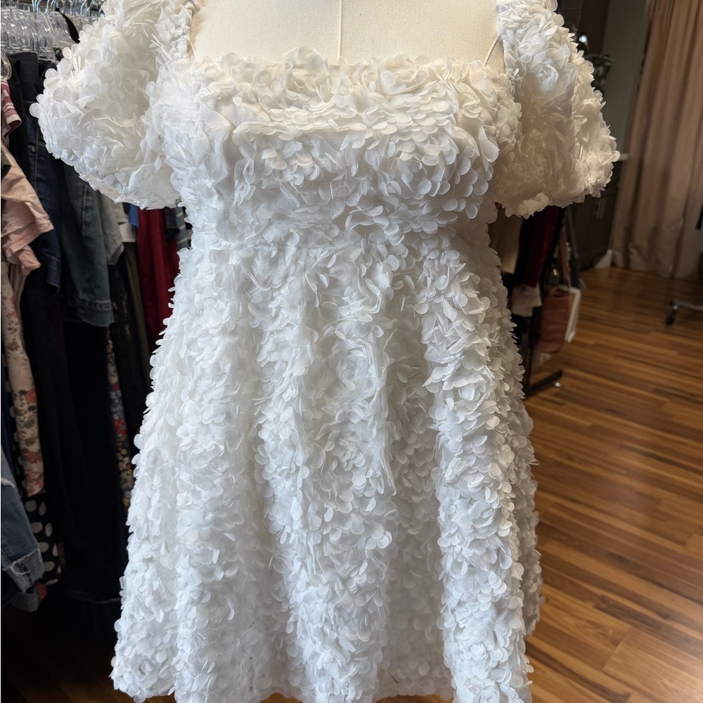 Lulu's White Mini Dress